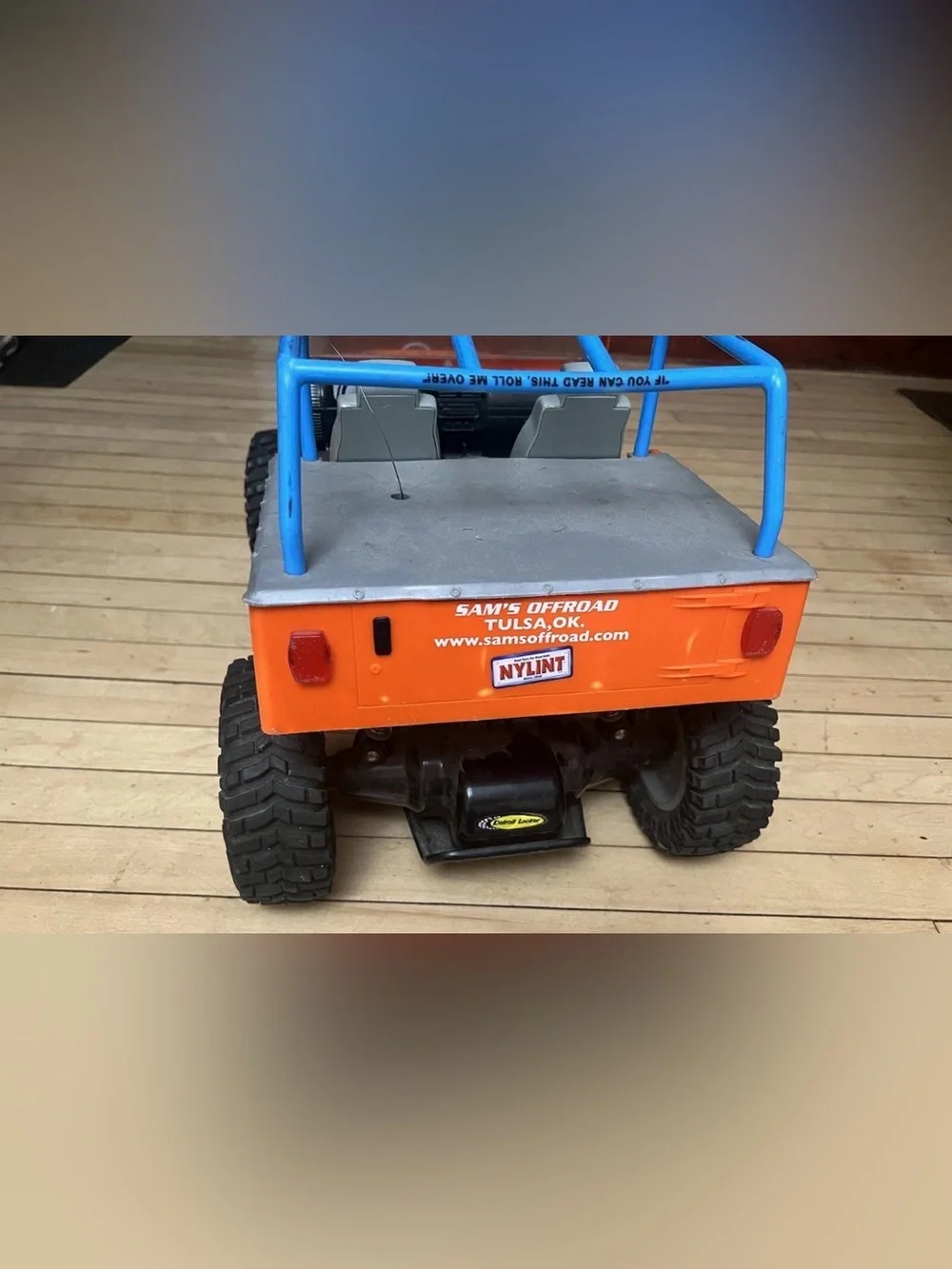 Bright 1:10 Scale Orange Jeep Wrangler Rock Crawler RC Truck with Remote⁠